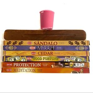 Groovy Incense Candle Burner Bundle